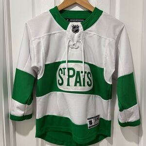 Toronto Maple Leafs Youth S/M St. Pat's Hockey Jersey NHL